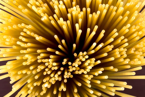 istock bundle of pasta straws macro photo from the end 877165192