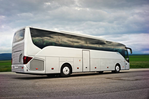 istock Tour Bus on the Road 877167524