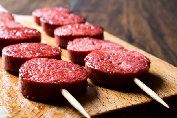 istock Turkish Sausage on Skewers / Sucuk 877168678