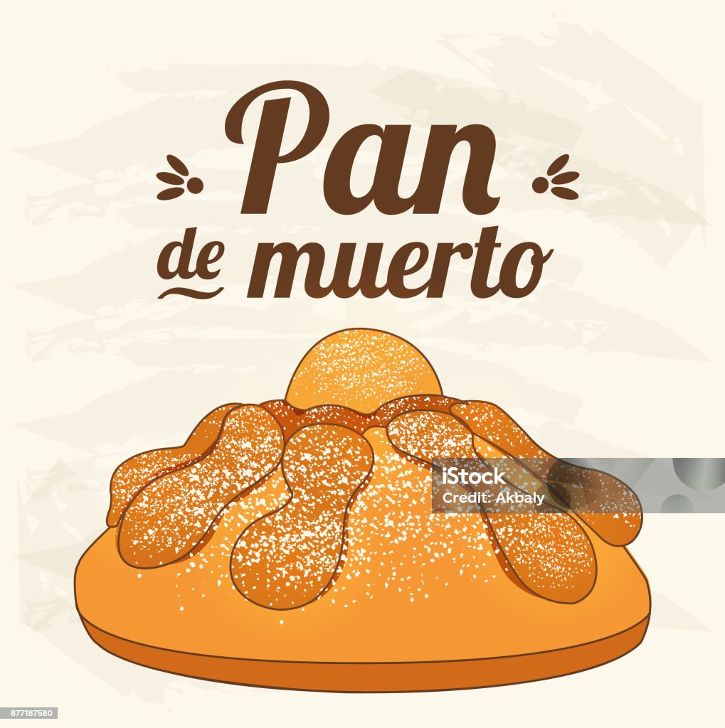 Pan De Muerto Composition Copy Space Stock Illustration - Download Image Now - iStock Pan De Muerto Composition Copy Space Stock Illustration - Download Image Now - iStock
