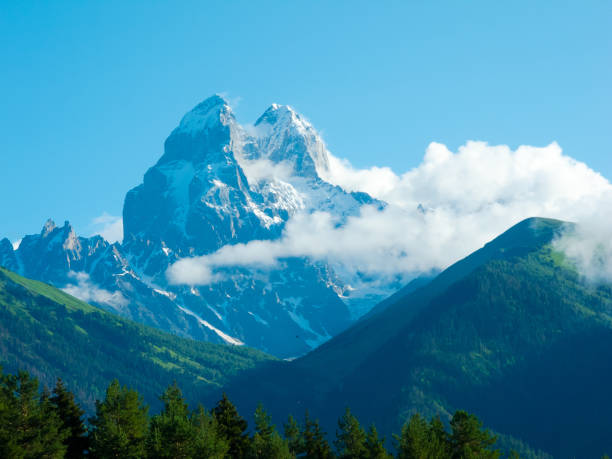 istock Ushba peaks in Svaneti 877193568