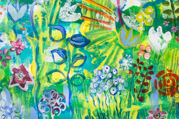 istock Detail of the Painting as a Background 877194078