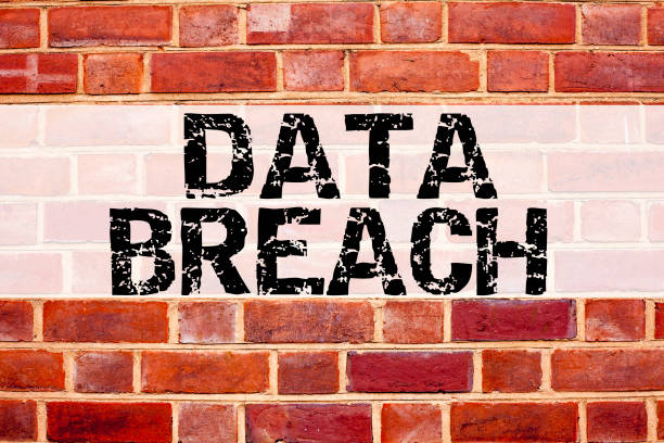 istock Conceptual announcement text caption inspiration showing Data Breach. Business concept for Tech Internet Network Breaking into Database written on old brick background copy space 877194418
