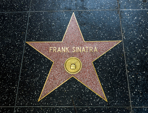 Frank Sinatra's Star, Hollywood Walk of Fame - August 11th, 2017 - Hollywood Boulevard, Los Angeles, California, CA, USA