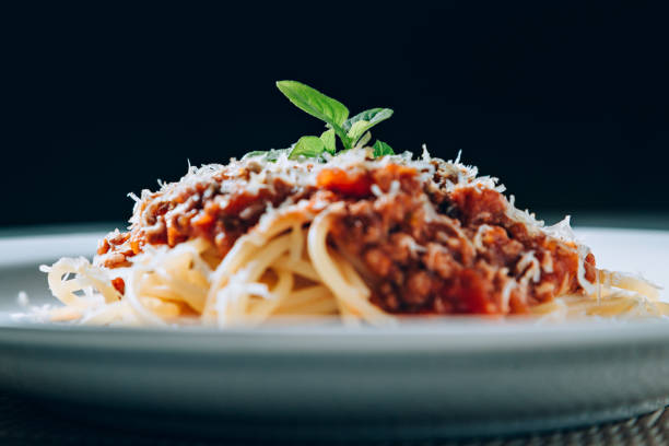 istock Bolognese sauce pasta 877194700