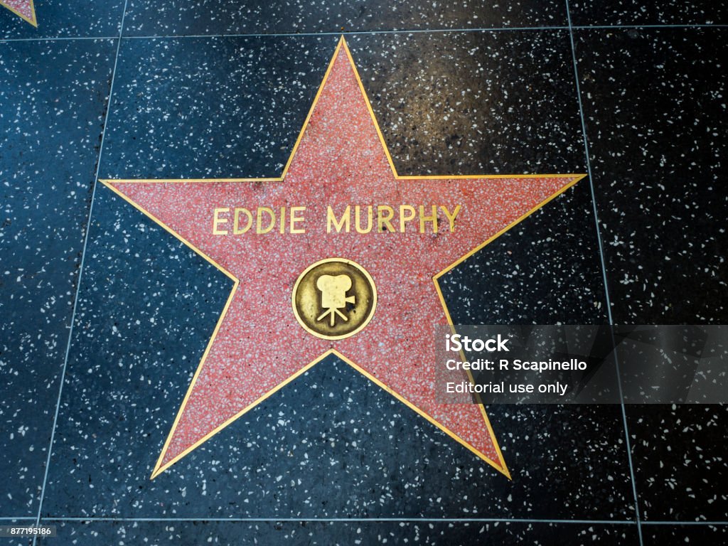 Eddie Murphys Star Hollywood Walk Of Fame August 11th 2017 Hollywood