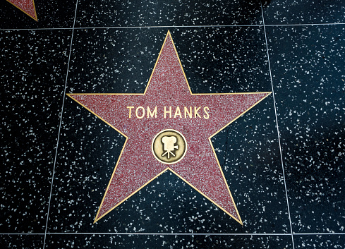 Tom Hanks's Star, Hollywood Walk of Fame - August 11th, 2017 - Hollywood Boulevard, Los Angeles, California, CA, USA