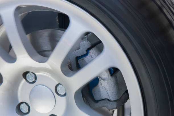 istock car wheel and brake disc close up 877208454