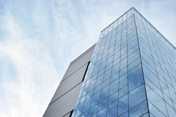 istock Modern apartment buildings on a sunny day with a blue sky. 877208750