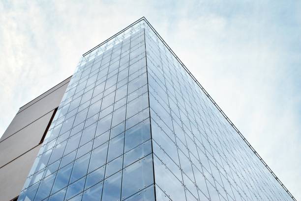 istock Modern apartment buildings on a sunny day with a blue sky. 877209120
