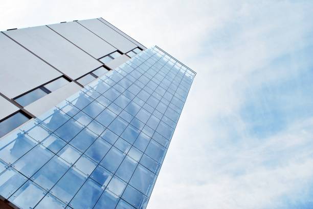 istock Modern apartment buildings on a sunny day with a blue sky. 877209282