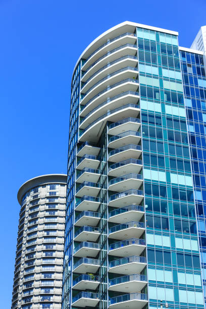 istock Balconies on Modern Seattle Condos 877211784