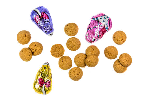 istock Pepernoten cookies and chocolate mice 877212432