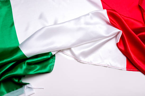 istock Authentic flag of the Italy 877215164