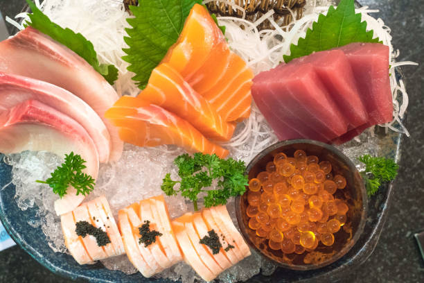 istock Sashimi set japan luxury tradition food 877220284