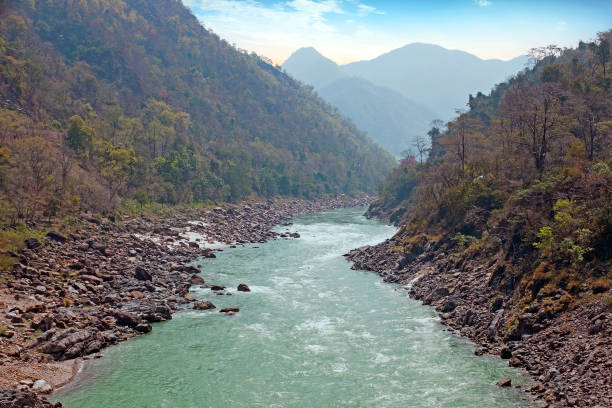istock The holy river Ganges in India at Laxman Jhula 877223910