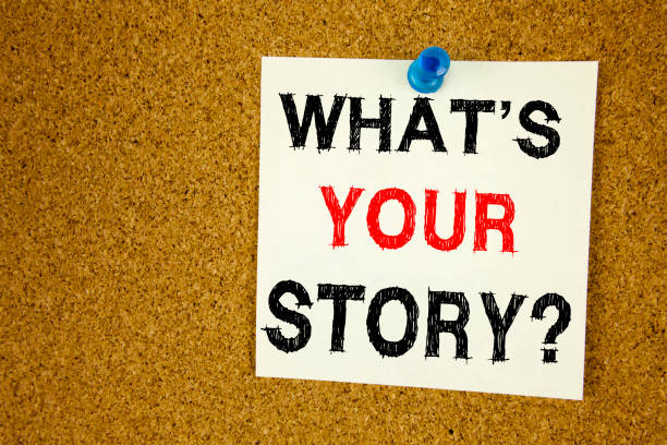 istock Conceptual hand writing text caption inspiration showing Question What Is Your Story. Business concept for Share Storytelling Experience written sticky note reminder cork background copy space 877227522