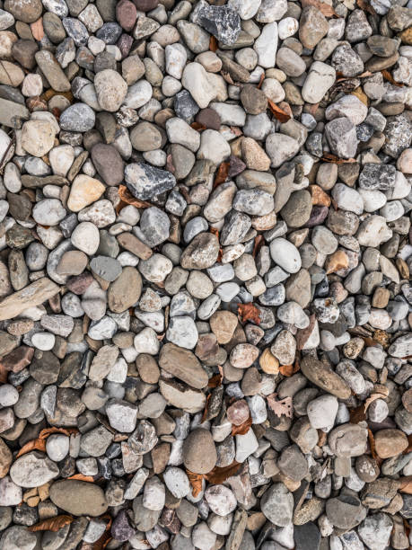 istock Texture made of river rocks 877238726