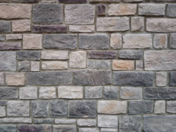 istock Stone bricks on the exterior of a building. 877247774