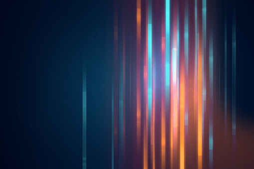 Azul fondo de tecnología abstracto con forma geométrica photo