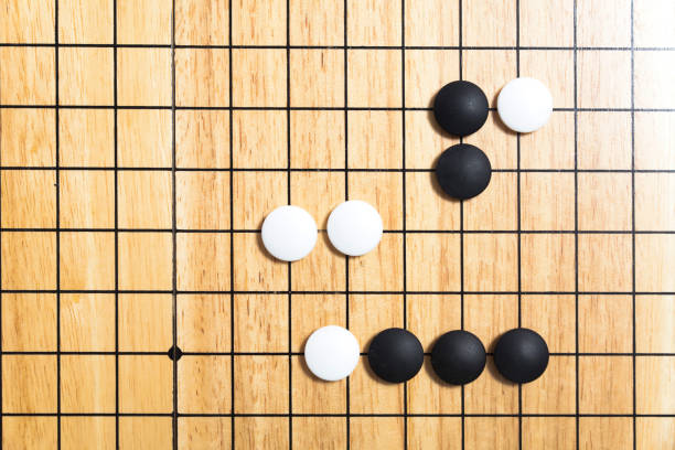 istock close up of Go game 877254608