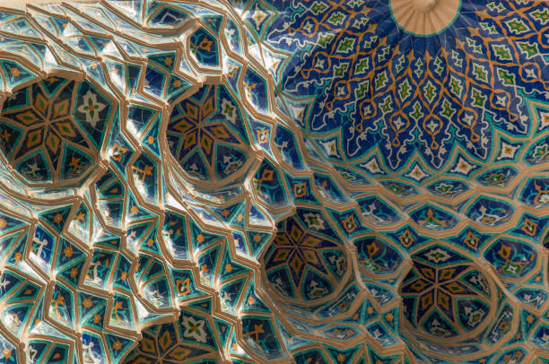 istock elements of ancient architecture of Central Asia 877270144