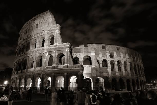istock Colosseum in Rome at night 877274002
