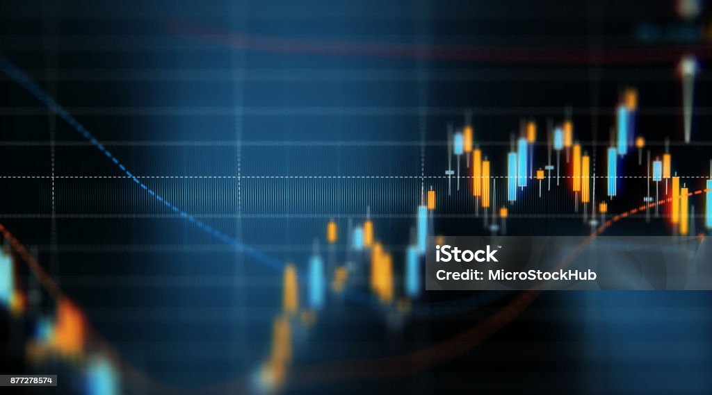 Financial and Technical Data Analysis Graph Showing Search Findings Financial data analysis graph showing search findings. Selective focus. Horizontal composition with copy space. Finance Stock Photo