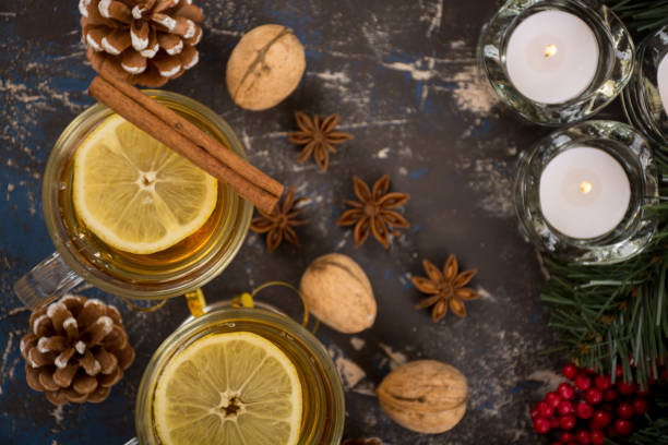 istock Hot tea with lemon and cinnamon 877281288
