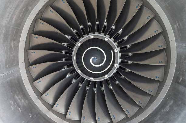 istock Mechanism of the jet engine. 877284310