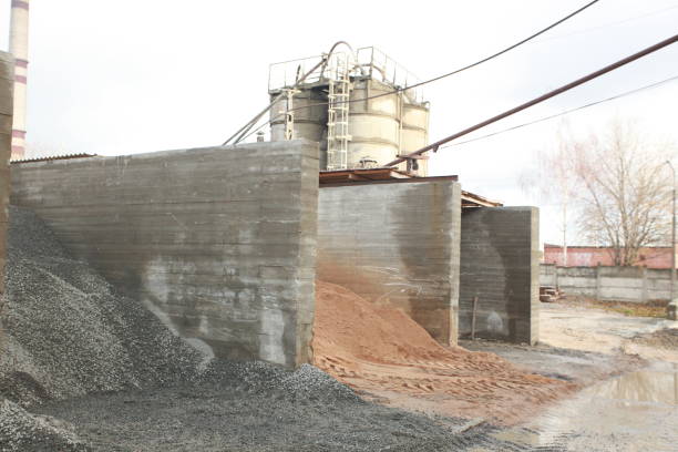 istock molds for concrete slabs in the factory 877291170