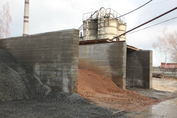 istock molds for concrete slabs in the factory 877291270
