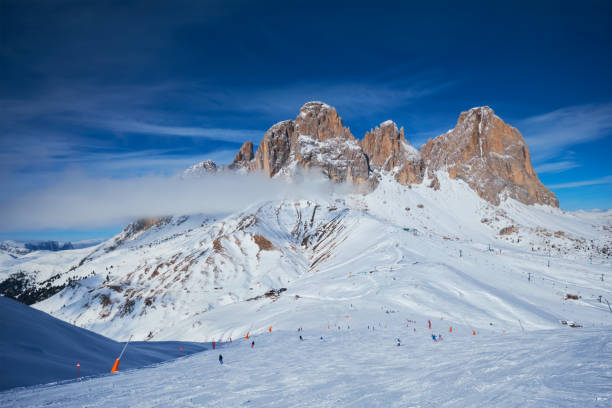 istock Ski resort in Dolomites, Italy 877308422