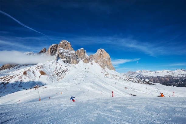 istock Ski resort in Dolomites, Italy 877308530