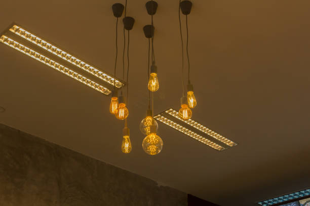 istock Beautiful lamp in the room. 877313440