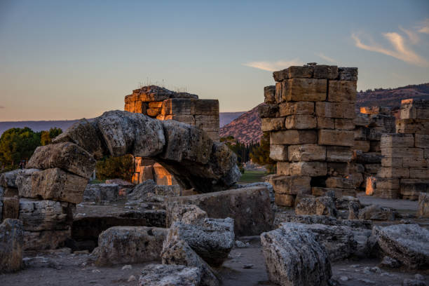istock Ruins in the Pamukkale spa 877320754