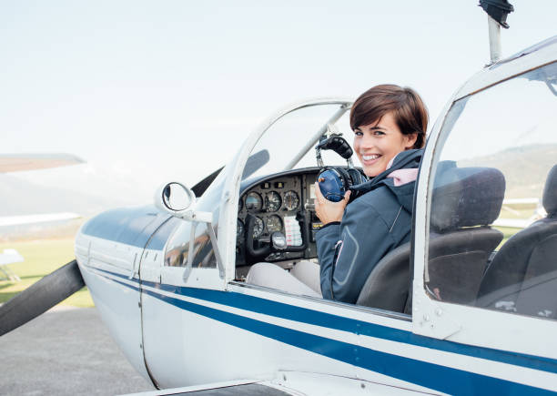 istock Pilot in the aircraft cockpit 877321204