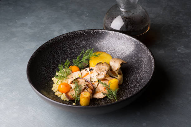 istock Mushroom soup with chicken 877325364