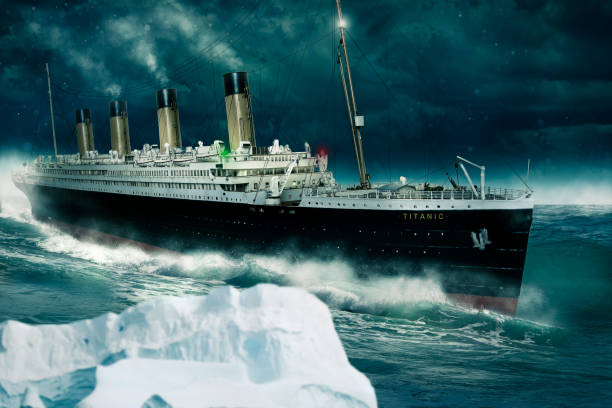 Titanic on the ride over the Atlantic