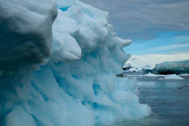 istock Devil Island, iceberg with coastline in background 877337618