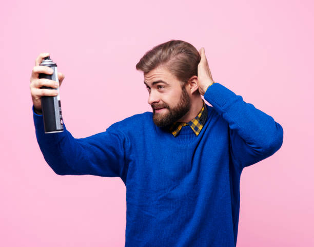 Man Hair Spray Stock Photos, Pictures & Royalty-Free Images - iStock