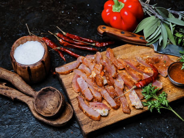 istock Meat loin cooking 877350306