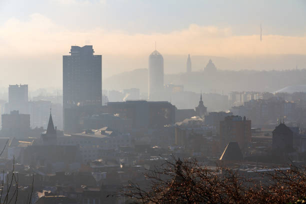 istock Hazy Liege with sunshine 877355922