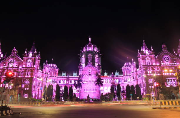 istock Mumbai CST train station historical architecture Mumbai India 877356548