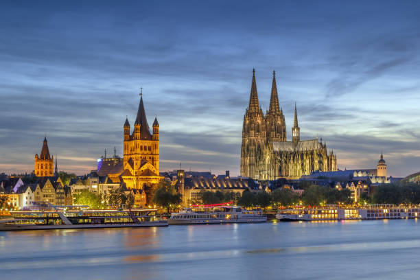 istock view of Cologne, Germany 877372566