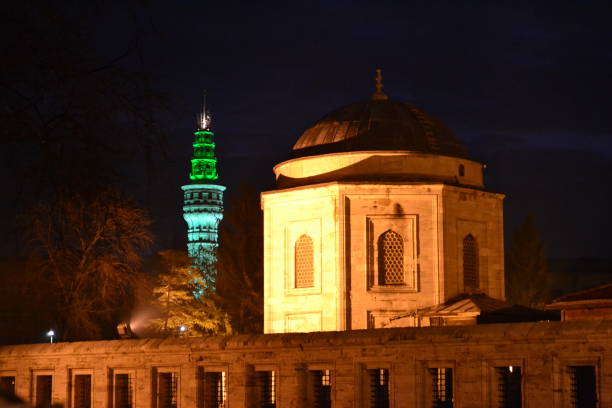 Beyazıt Tower and Tomb of Sultan Süleyman, İstanbul stock photo