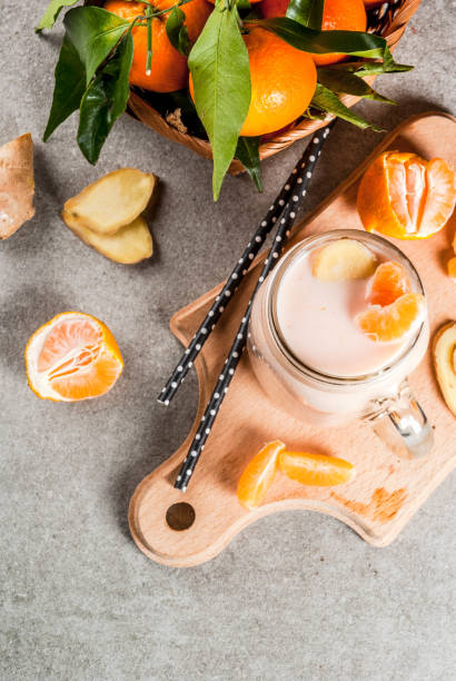istock Tangerine Smoothie with Ginger 877382800