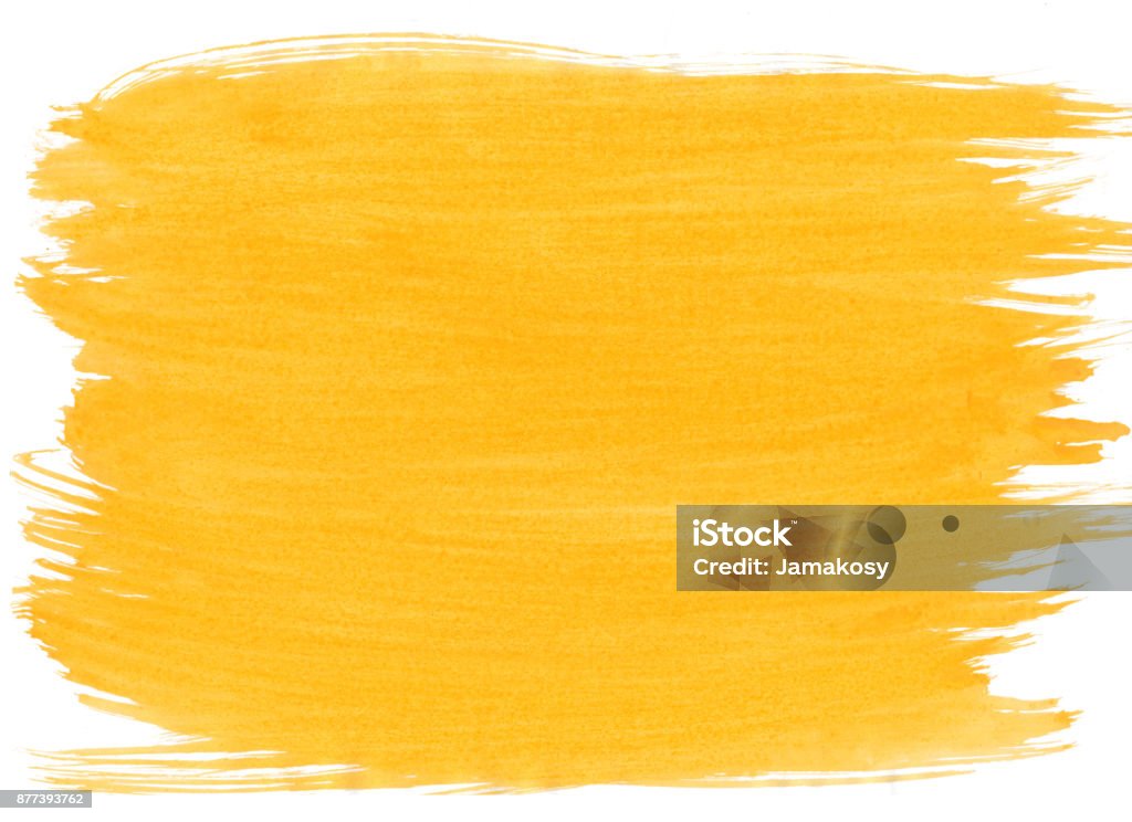abstract aquarel watercolor background Yellow Stock Photo