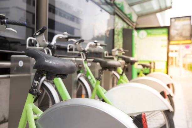 istock select focus public bicycle for tourist in thailand 877427300