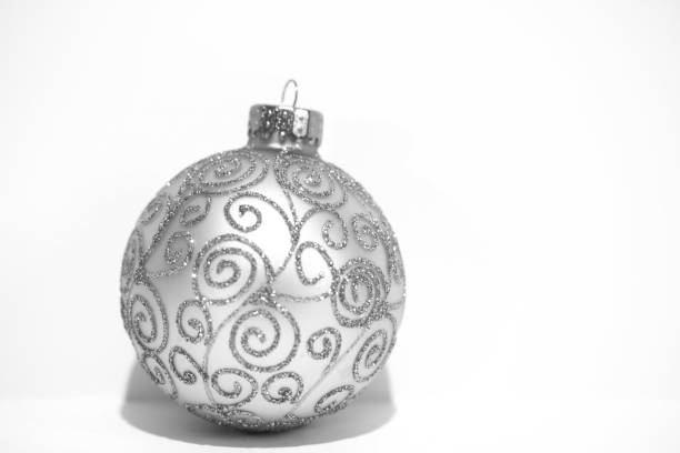 istock Christmas ornament in black and white 877473300